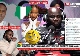 NIGERIA TOP 10 S0NGS ARE TOPPING CHARTS IN GHANA - STOP COMPLAINING AND GET TO WORK