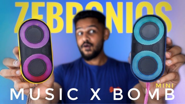 Portable Speaker ||Zebronics- Zeb-Music Bomb X Mini | cool RGB lighting🔥 *1299₹