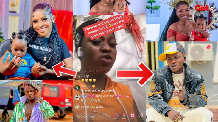 Portable and Second baby mama dirty & expôse each other after clâshing on live video