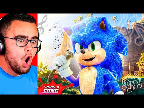 Reacting to SONIC Sings A SONG! (Insane)