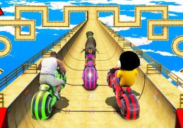 SHINCHAN AND FRANKLIN TRIED THE CURVY MAZE LOOP MEGA RAMP JUMP CHALLENGE BY CARS BIKES TRUCKS GTA 5