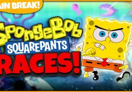 SpongeBob Races! | Brain Break | Who Will Win? Games For Kids | GoNoodle Inspired