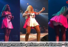 Tiwa Savage massive performance in Toronto, Portable attaçk Adekunle Gold