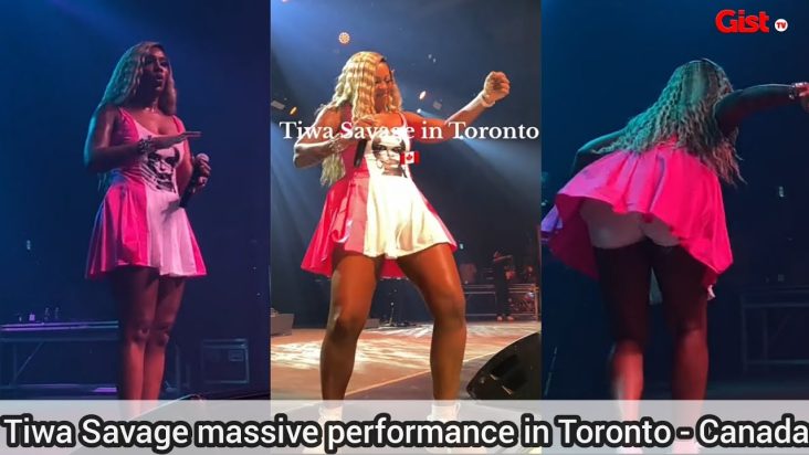 Tiwa Savage massive performance in Toronto, Portable attaçk Adekunle Gold