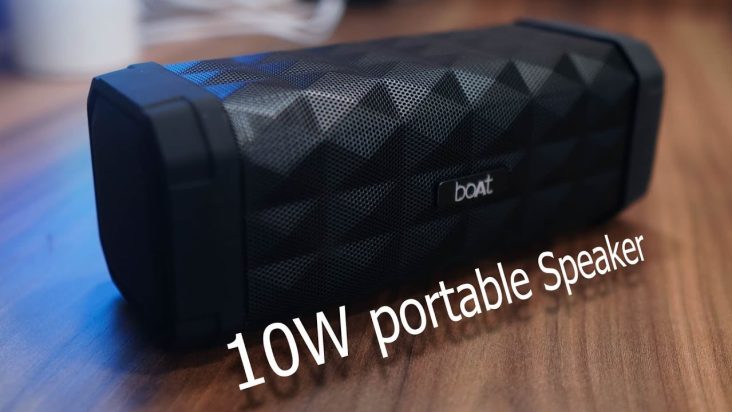 boAt Stone 650R portable 10W speaker 1800 mAh battery backup