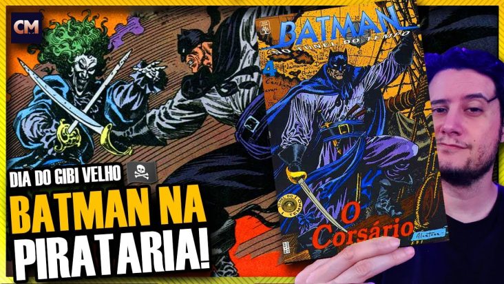 🏴‍☠️Asa de Couro contra o Homem que Ri!  | Batman: O Corsário | Dia do Gibi Velho🏴‍☠️