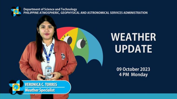 Public Weather Forecast issued at 4PM | October 9, 2023