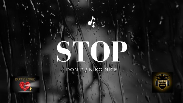 STOP - DON P feat. NikoNice (Official Lyric Video) Afro Type Beat