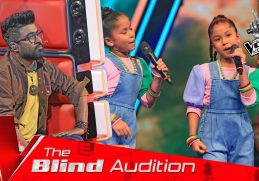 Shashindi & Yasindi | Rajawo Mangaliya (රාජාවෝ මංඟලියා)  | Blind Auditions| The Voice Kids Sri Lanka